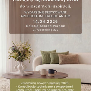 Wiosenne spotkanie dla Architektów i Projektantów!
